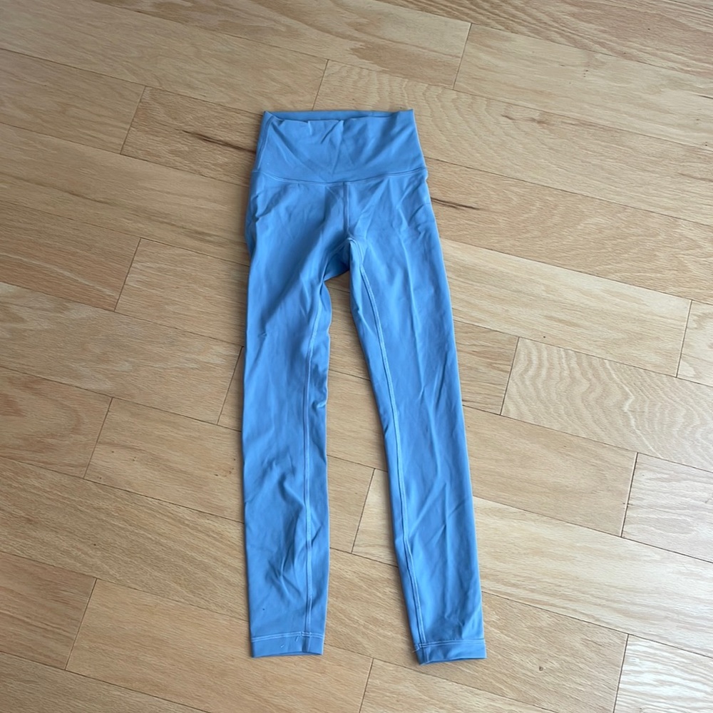EUC lululemon align leggings in light blue